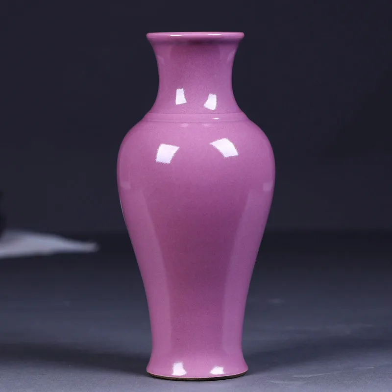 Современная китайская керамика глазурованная Цветочная розовая ваза модная Домашняя Декоративная скатерть ваза свадебные подарки