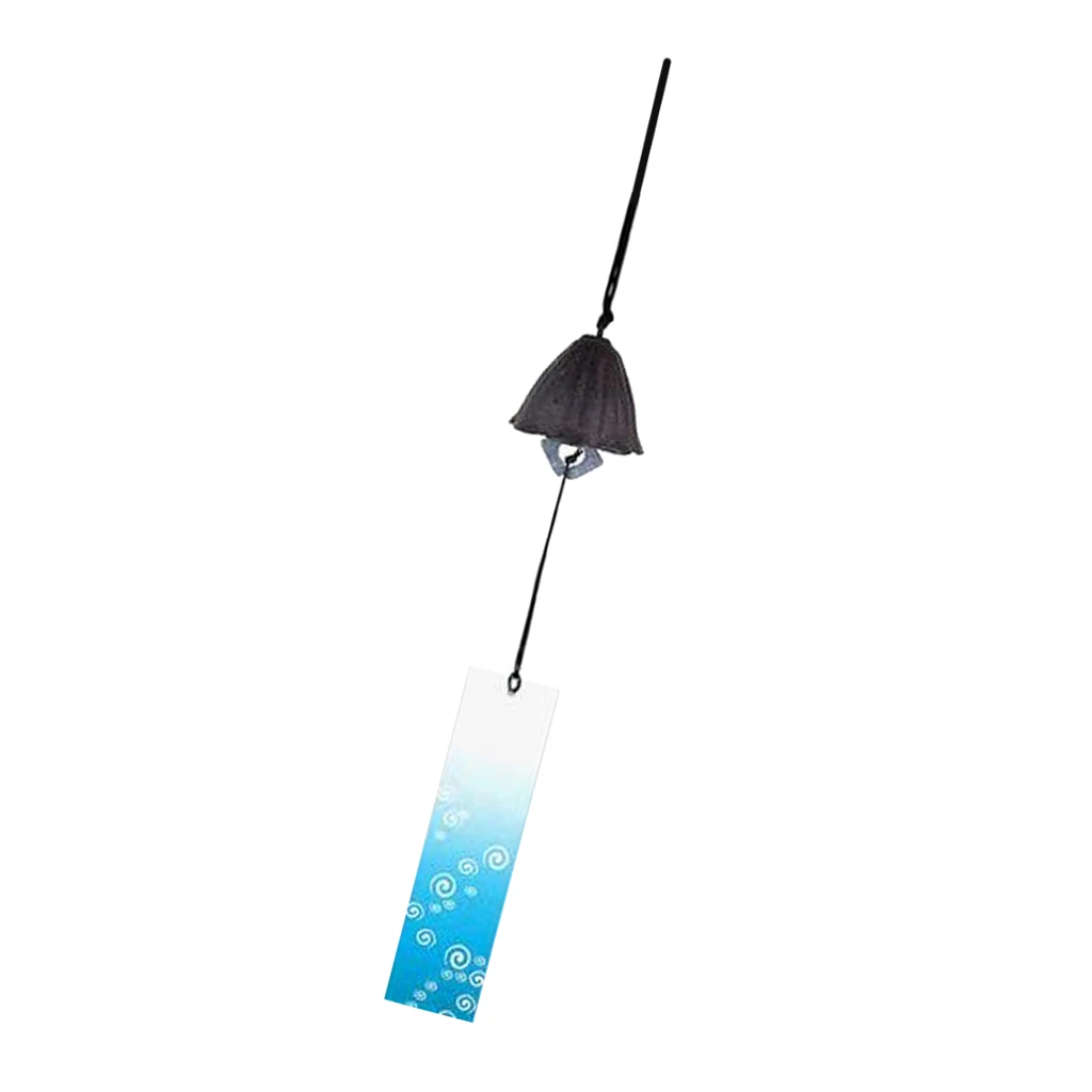 Japanese Furin Windchime Nanbu Cast Iron Metal Temple Garden Home Decor