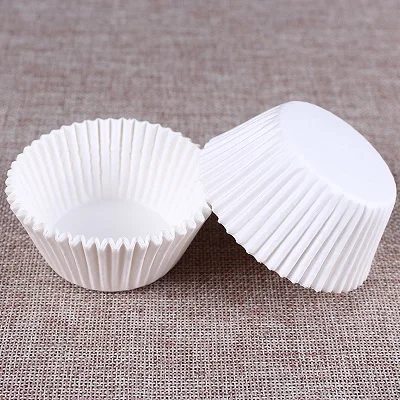 Белые бумажные коробки для кексов 100 шт. бумажные стаканчики для кексов белые бумажные стаканчики для кексов бумажные Формы для кексов формы для выпечки инструменты для кексов - Цвет: Style A
