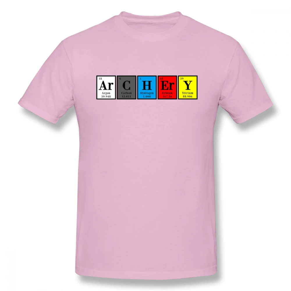 Новое поступление мужская футболка для стрельбы из лука Новое поступление Летняя мужская футболка из хлопка футболка из хлопка - Цвет: Розовый