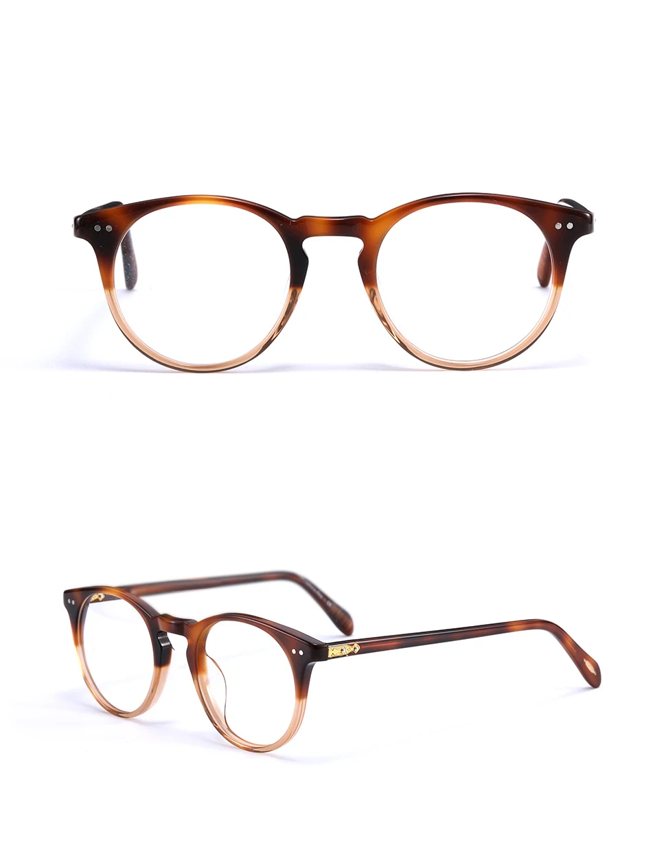 Круглые стильные оптические очки OV5256 близорукость очки для чтения оправа для мужчин и женщин sir О 'Мэлли ретро очки оправа