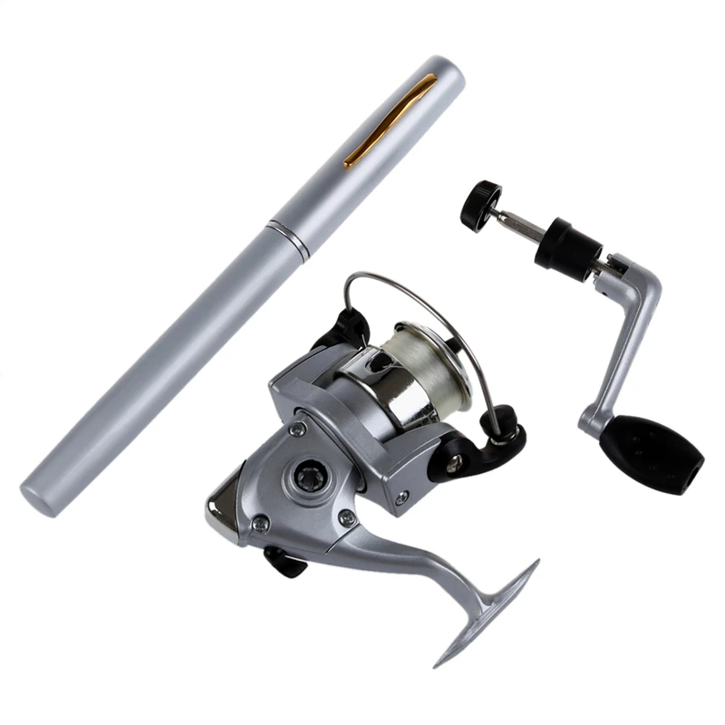 المياه المالحة الصيد معالجة القلم شكل قضيب القطب و بكرة المجموعات (الفضة) المياه المالحة الصيد معالجة القلم شكل قضيب القطب و بكرة المجموعات (الفضة)