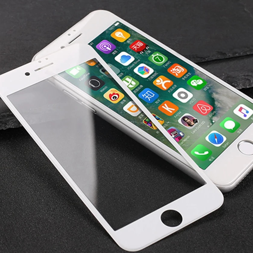 Защитное стекло 3D закаленное для iphone 6 6s plus XS Max прозрачная пленка чехол 7 8 11 X XR|case