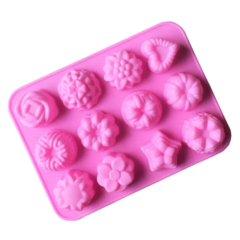 Jelly Mold Shape Silicone Pudding Mould Handmade Soap Cake Decorating