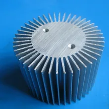 10 шт./лот светодиодный радиатор 3~ 7 Вт алюминиевый радиатор "Подсолнечник" Диаметр: 50 мм, твердый 30 мм, высокий 10 мм радиатор