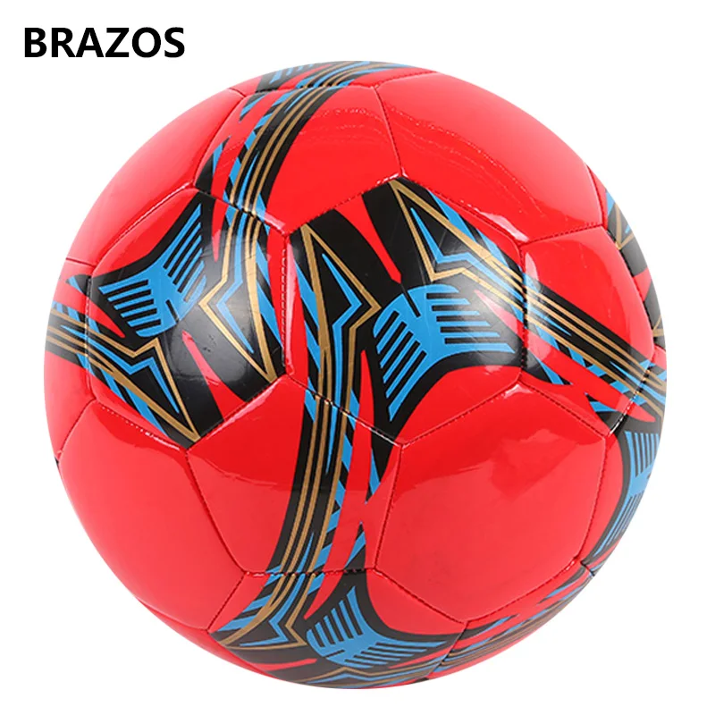Brazos TPU tamaño 5 niños formación pelotas de fútbol de los niños máquina de costura de espuma juego de pelota de fútbol adolescente competencia Futbol