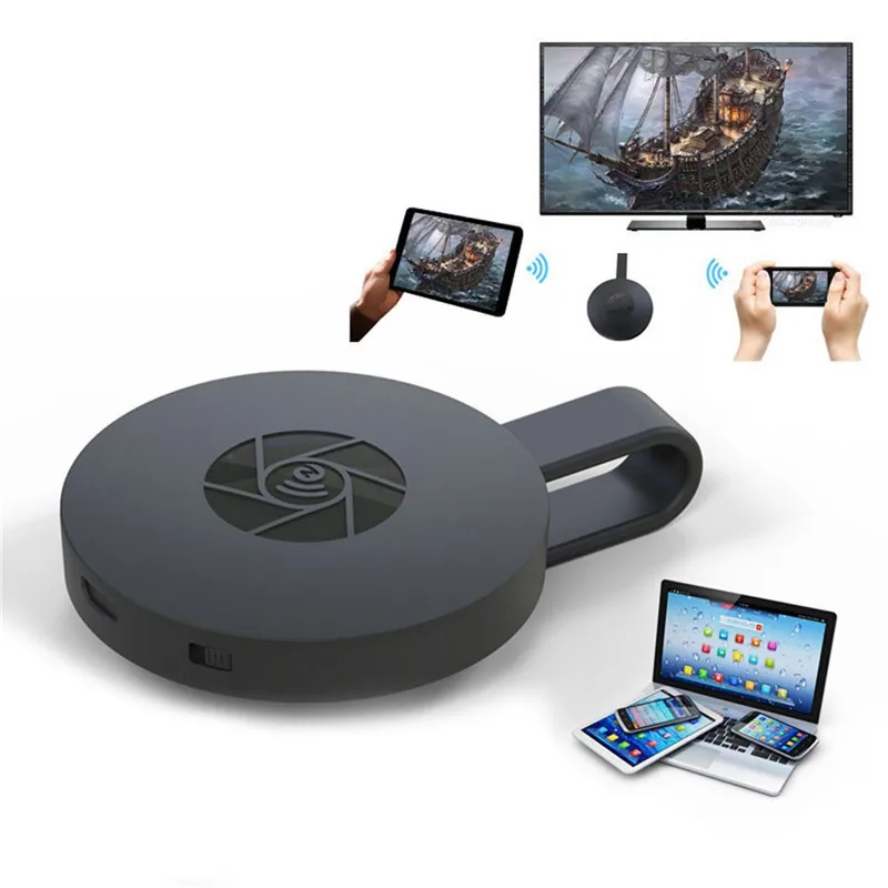 Miracast Adapter 2.4G WIFI Display Dongle Receiver TV Stick 4K Airplay Multi TV Tuner for iOS Android Mac Wireless Mirascreen