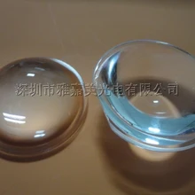 Плоско выпуклая линза 53 мм без края, светодиодный из оптического стекла объектив, светодиодный Отражатель объектива