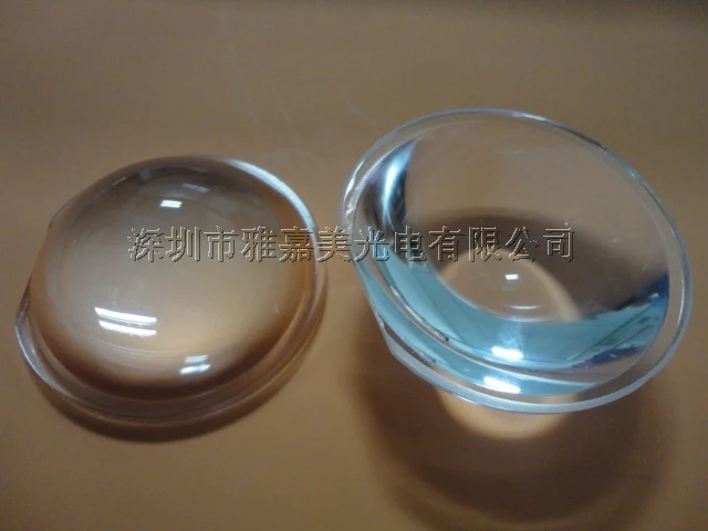 

plano convex lens 53MM lack edge,LED optical glass lens, led lens reflector