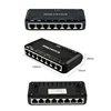 Conmutador Ethernet POE de 8 puertos con adaptador de corriente de 90W para cámaras IP de red o divisor AP/6 PoE inalámbrico adecuado para CCTV ► Foto 3/5