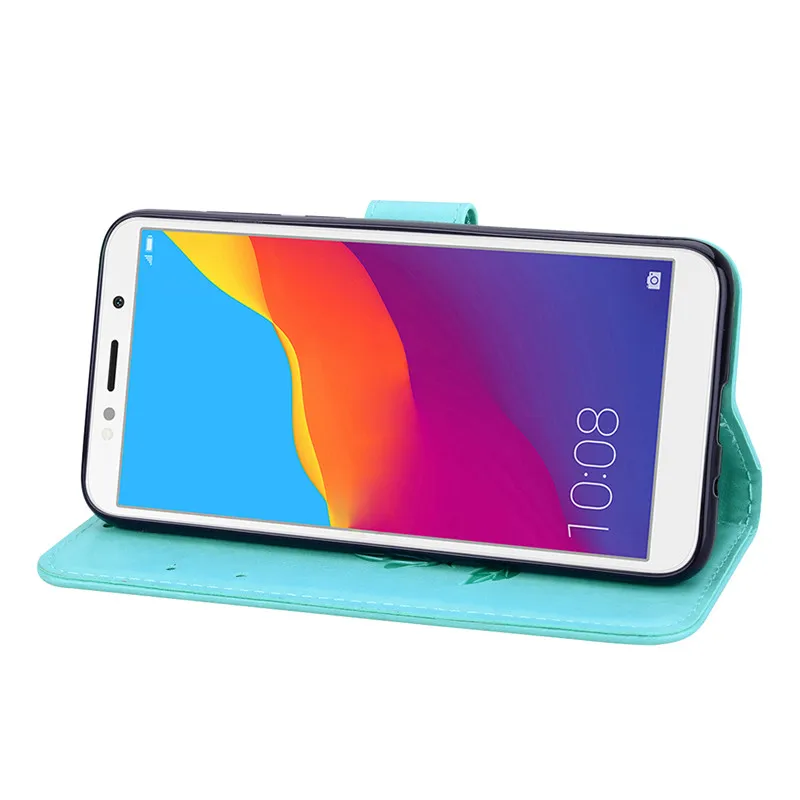 Y5 2018 чехол для Coque Huawei Honor 7A DUA L22 5 45 дюймов флип кожаный Prime чехлы телефонов с