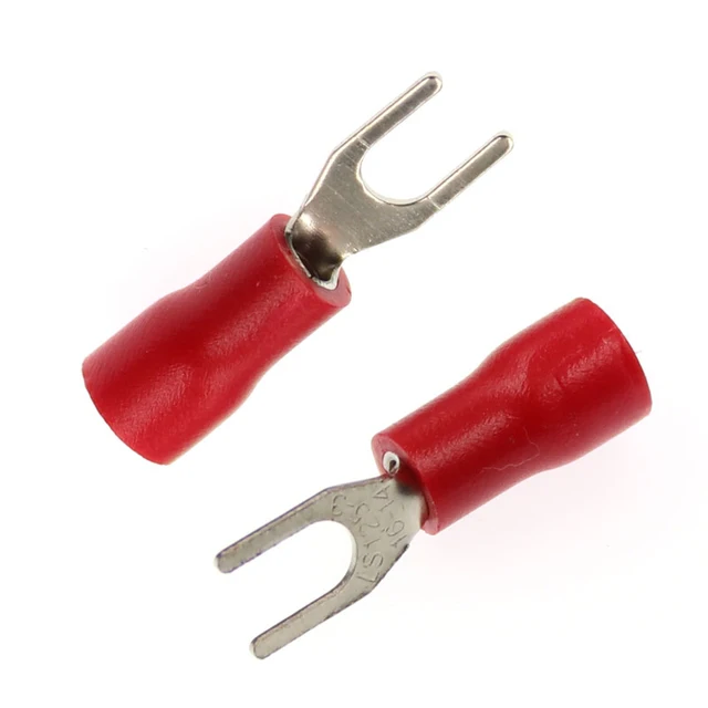 SV1.25 6S Insulated furcate Crimp Terminal Cable Wire Connector lug