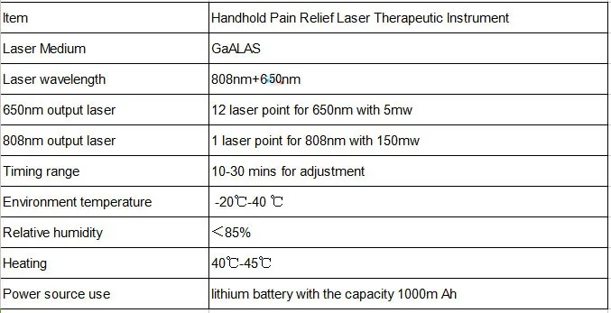 Перезаряжаемый портативный аппарат для облегчения боли в теле, холодный лазер 650 нм и 808 нм, медицинское оборудование для холодной терапии, китайская физиотерапия