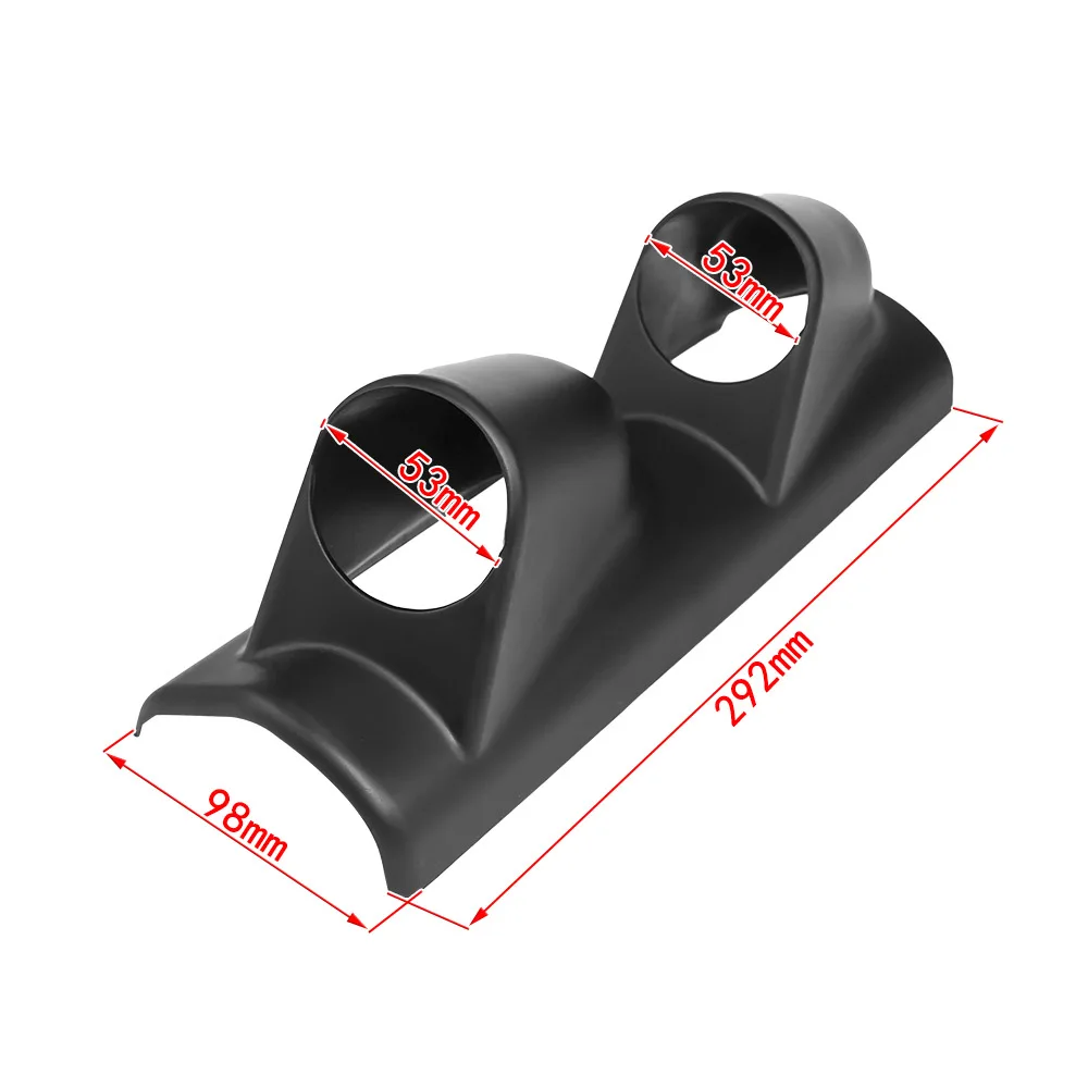 CNSPEED gauge pod "(52 мм) черный столб Pod 2 отверстия Автомобильный манометр держатель Pod для левой стороны водителя/Калибр pilliar YC100579