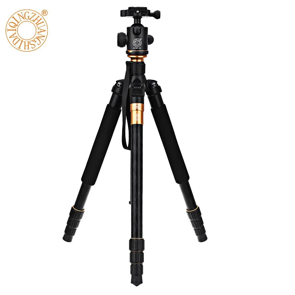 

QZSD Q999 62.2 Inches Aluminium Magnesium Alloy Camera Video Tripod Monopod with Quick Release Plate