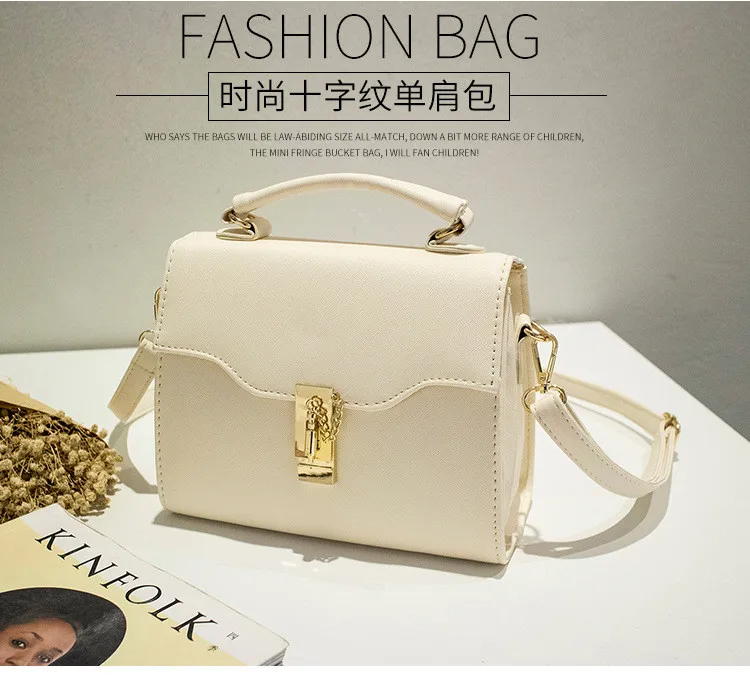 1 Women Bag 2016 New Trend Personality Korean Shoulder Messenger Little Bags Small Square Package Simple Fashion Luxury Handbags