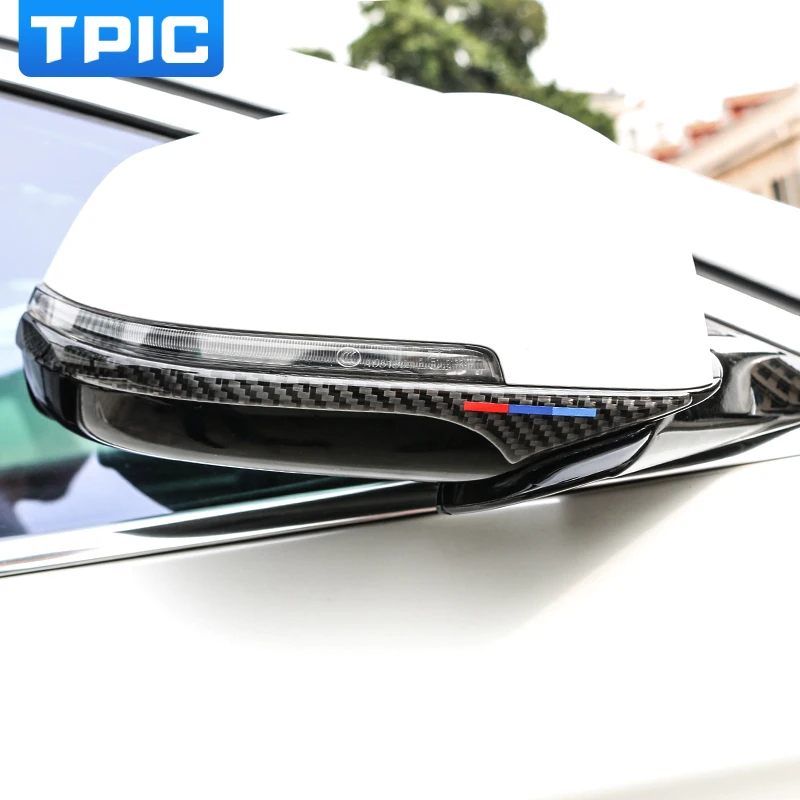 Зеркало заднего вида из углеродного волокна для BMW E60 F10 F07 F01 антипотертая полоска