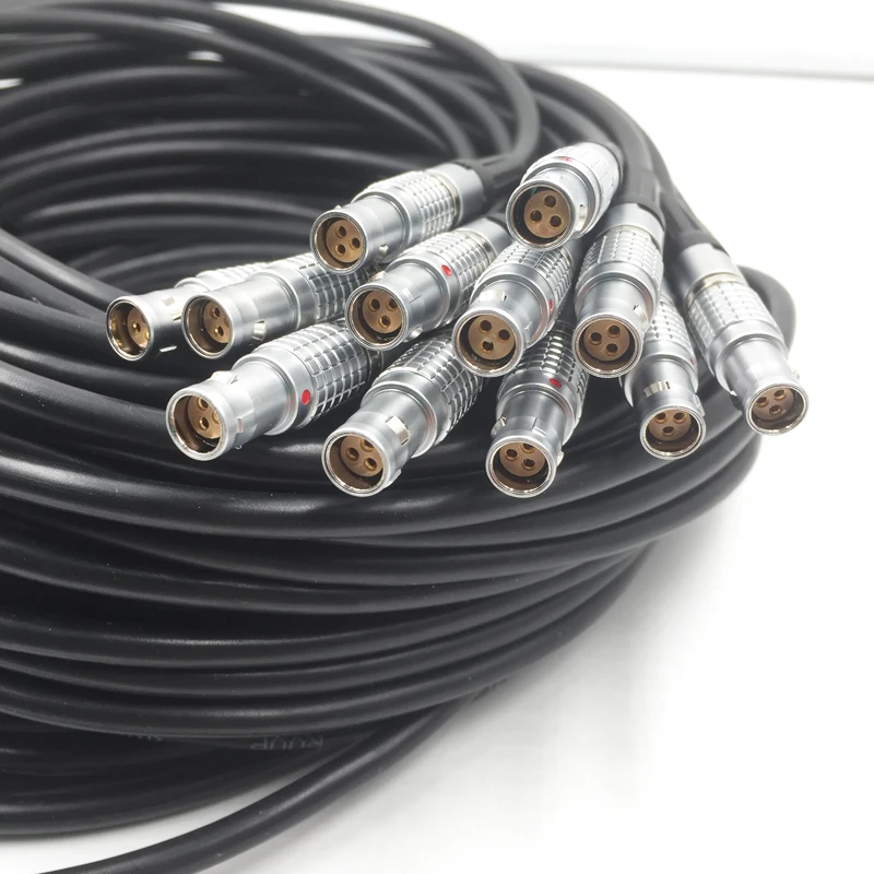 

LEMO Connector FGG 0B 1B 2 3 4 5 6 7 8 9 10 14 16 Pin Female Plug Cable ARRI ALEXA MINI Camera Power Flying Leads Cable