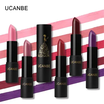 

UCANBE Brand 8 Colors Moisturizing Smooth Lipsticks Makeup Matte Shimmer Waterproof Long Lasting Lips Stick Gloss Cosmetics Set