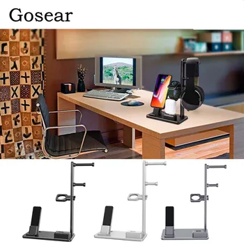 

Gosear Charging Stand Holder Dock Station for AirPods iPad Apple Watch iWatch Series 1 2 3 4 38mm 42mm iPhone 7 8 X Plus 6s SE