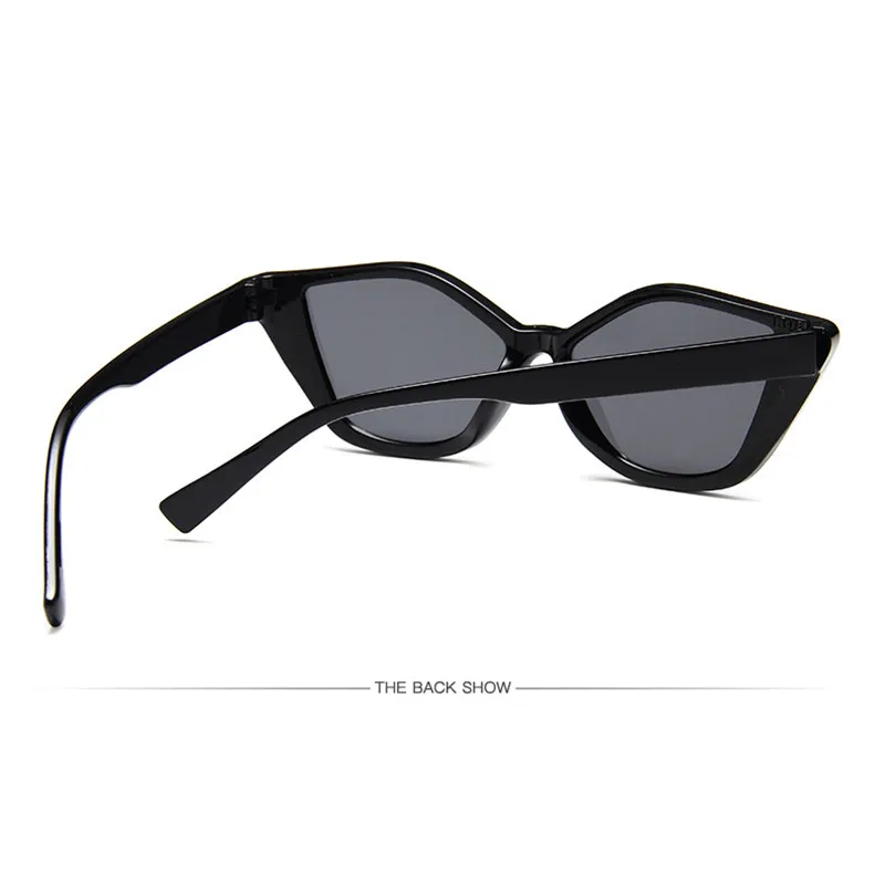 Cat Eye Sunglasses Sun Glasses Women Men Metal Frame Shade Female Eyewear Eyeglasses Color Clear  Lens UV400