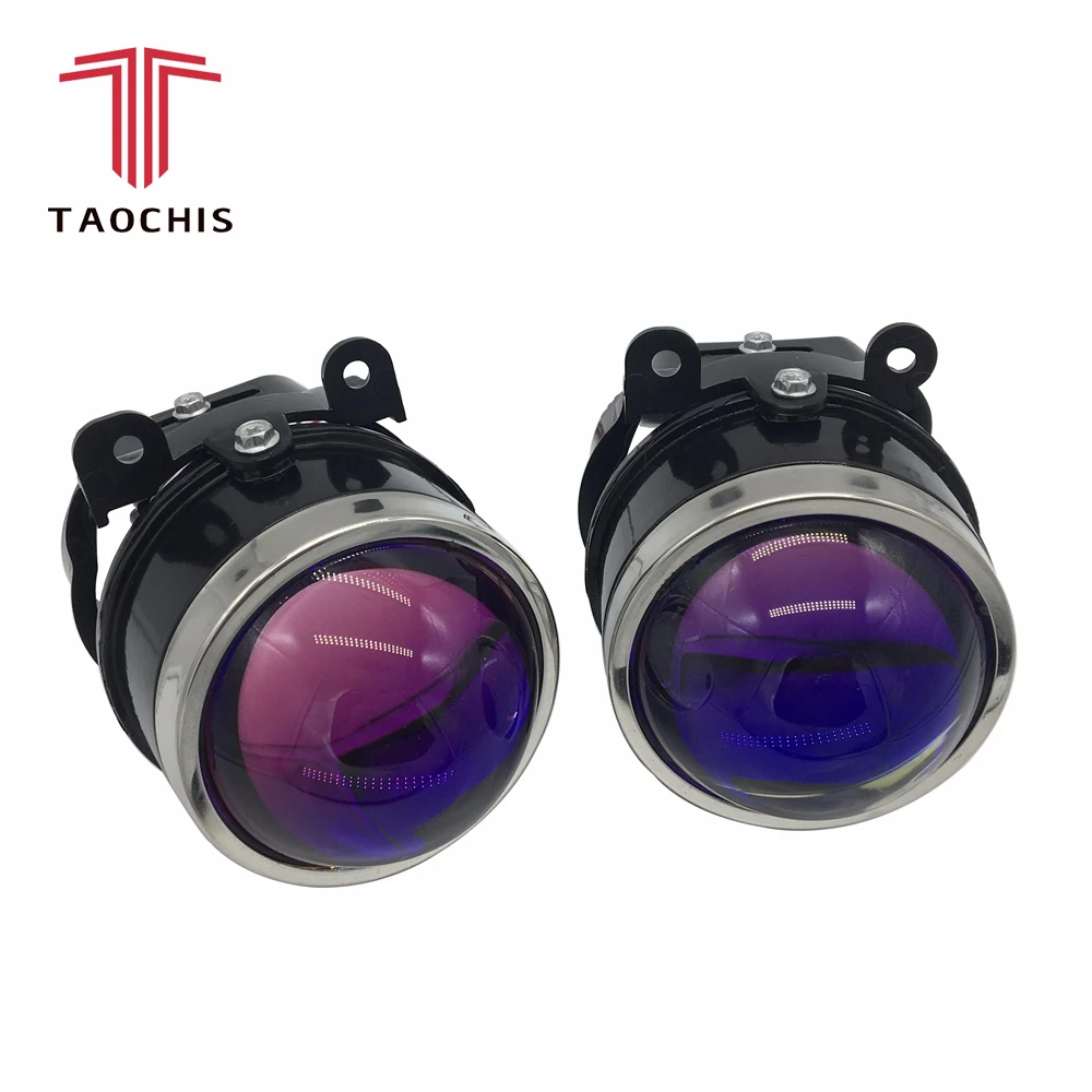 

TAOCHIS Car-styling 3.0 fog lamp Bi-xenon projector lens Blue film for SUBARU CITROEN DACIA FIAT FORD MAZDA MITSUBISHI NISSAN