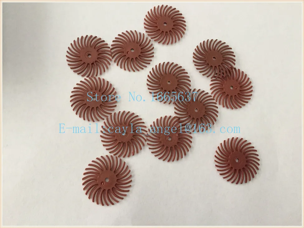 

Hot Sale White Color Grit 2000# 1" Jewelry Tools 3M Radial Bristle Discs Polishing Tools 1000pcs/bag