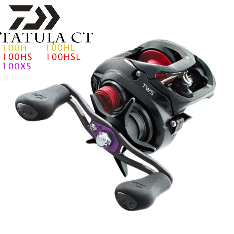 

DAIWA TATULA CT Original 100H 100HL 100HS 100HSL 100XS 8BB 6.3/7.3/8.1:1 Gear Ratio Baitcasting Reel Fishing Reel Fishing Tackle