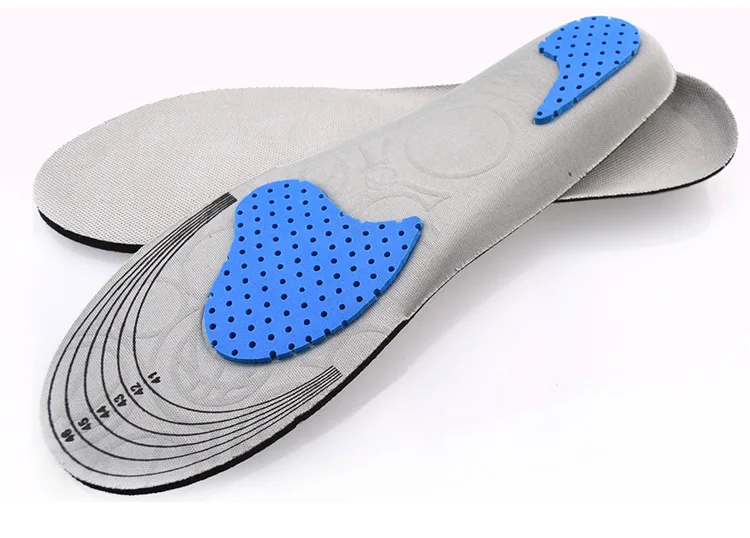 

1pair Free Size Unisex Orthotic Arch Support Sport Shoe Pad Sport Running Gel Insoles Insert Cushion for Foot Care Z02301