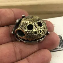 EDC инструменты Мельхиор латунь жаба Стрекоза Череп Бусы на шнурок Паракорд нож инструмент нож-кулон бусины#77