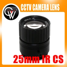 3MP 25 мм CS Объектив HD CCTV камера Объектив 14 градусов IR HD камера безопасности объектив для HD IP AHD HDCVI SDI камера s CS крепление