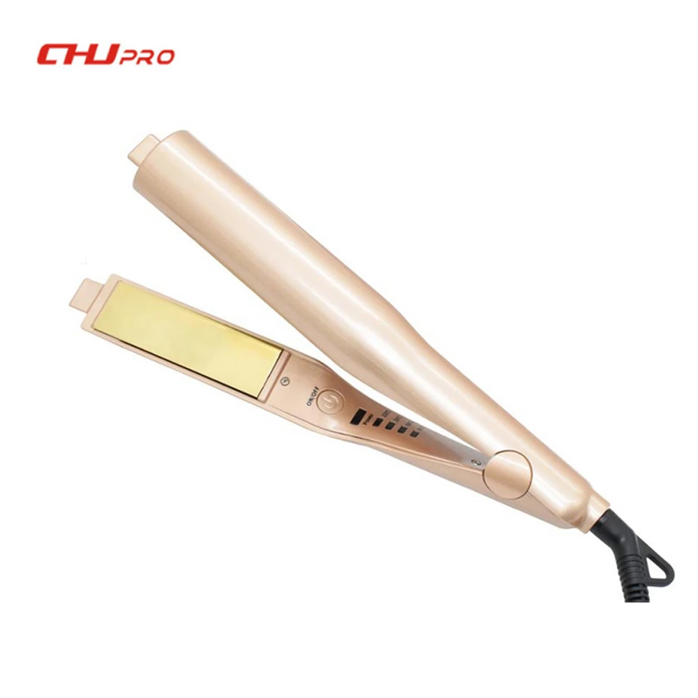 

CHJ 2 in 1 Hair Curling and Straightening Twist Iron Hair Straightener Hair Curler Wet & Dry Flat Iron Hair Styler dropshipping