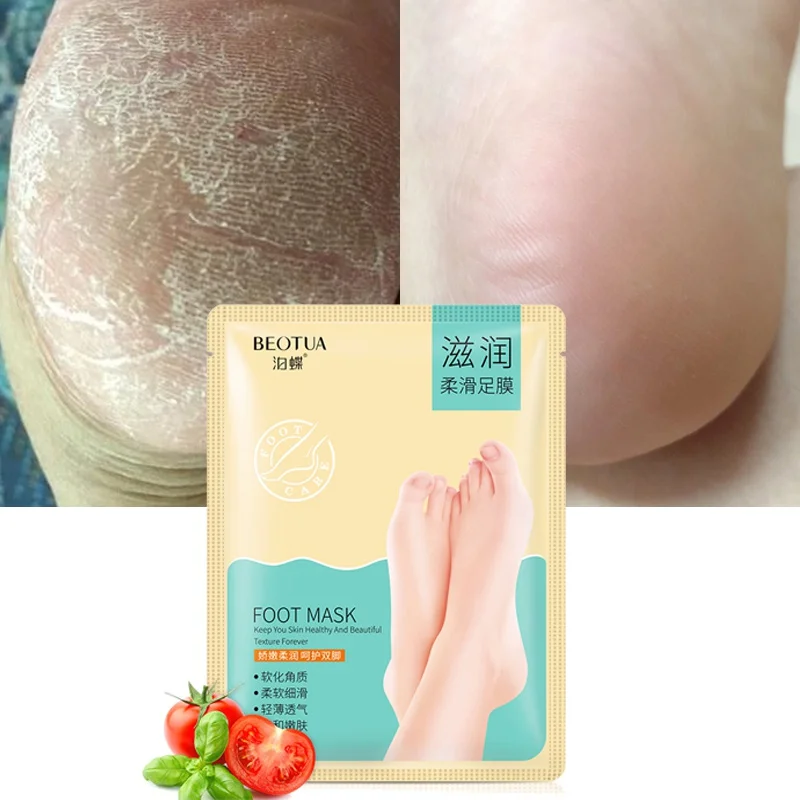 

Plant Extract Feet Peel Mask Remove Dead Skin Foot Mask for Legs Cream Exfoliating Mask Foot Care Socks Brighten Skin SD63