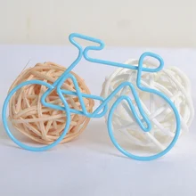 3 шт./компл. зажим металлический в форме велосипеда, бумажные зажимы, цветные забавные кавайные закладки, офисные школьные Канцтовары, случайный цвет