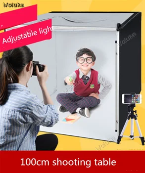 

100CM Small LED studio set photo lamp fill light flexo box simple photographic equipment props CD50 T03