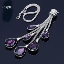 Авто зеркало заднего вида висячие украшения хрустальный шнур с кисточками дизайн для автомобиля внутри украшения Уникальные и потрясающие аксессуары