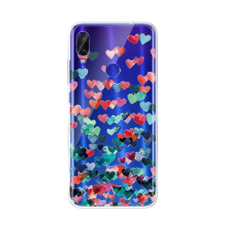 Силиконовый чехол с узором для Xiaomi Redmi Funda для Xiaomi Redmi Note 7 pro Redmi note 6 pro 6 6A чехол s защитный чехол из ТПУ - Цвет: 21