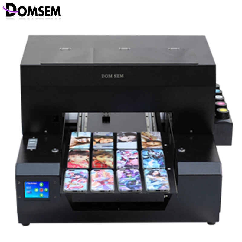 

Inkjet UV 6 color uv phone case flatbed printer a3 size with embossed effects