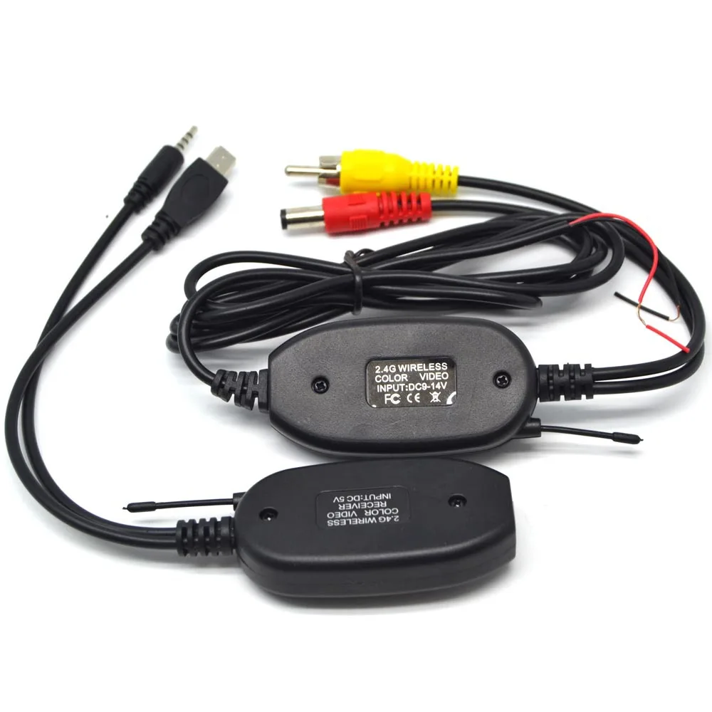 

2.4G Wireless Transmitter Receiver Kits Use for Rearview camera Car GPS Navigation Car monitor