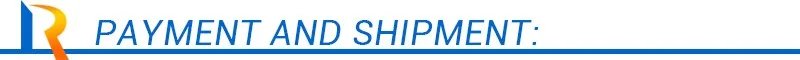 Payment and Shipment