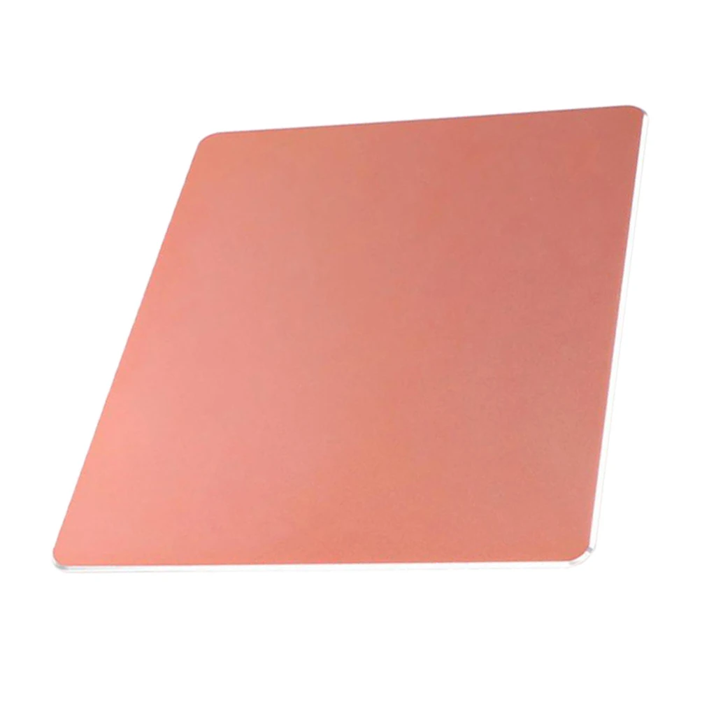 Aluminum Alloy Skidproof Waterproof Mouse Pad For Laptop Computer Rose Gold