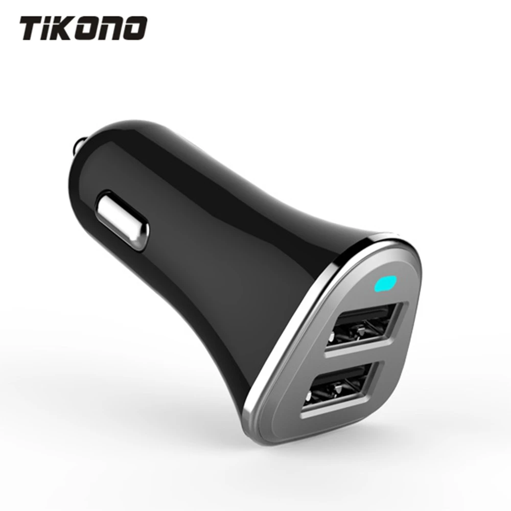 Tikono Универсальный двойной USB Автомобильное зарядное устройство адаптер для samsung iPhone Xiaomi huawei Быстрая зарядка мобильный телефон адаптер Автомобильное зарядное устройство T