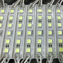 200 шт./лот DC12V SMD 5050 6 светодиодный s светодиодный модуль IP65 водонепроницаемый светодиодный модуль 5050 белый/теплый белый/красный/зеленый/синий