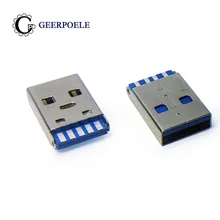 10 шт./партия USB3.0-AM 9Pin 30 в 2A USB разъемы Jack Tail штекер Sockect электрические клеммы