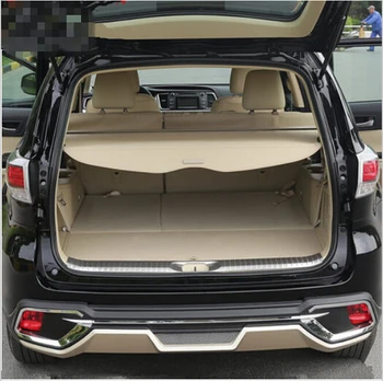 

Car Rear Trunk Security Shield Shade Cargo Cover For Toyota Highlander 2009 2010 2011 2012 2013 2014 2015 2016 2017 2018