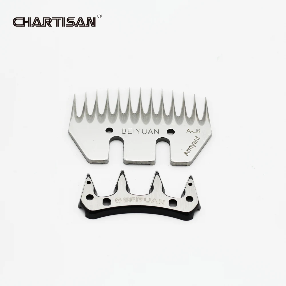 

BEIYUAN shearing clipper blade 9 & 13 teeth blade comb sheep shearing scissor 1pc Comb & 1pc Cutter