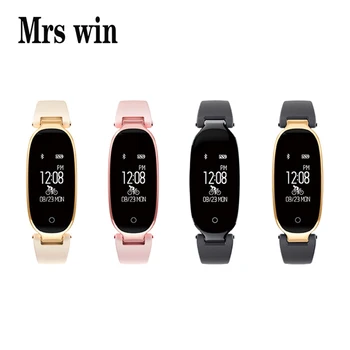 

Mrs Win S3 Smart Bracelet Fitness Tracker Bluetooth Waterproof IP67 Rate Monitor Smartwatch for Android IOS Smart Wristbands