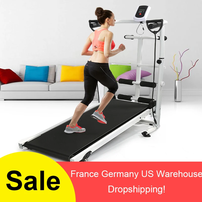 2018 New Mechanical Treadmill Mini Folding Running Training Fitness Treadmill Home sports fitness Equipment