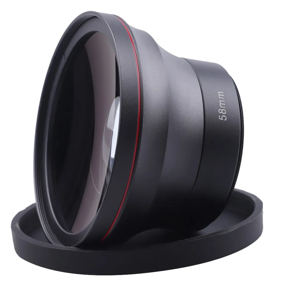 Широкоугольный объектив Neewer58MM 0.43X HD с макрообъективом крупным планом без