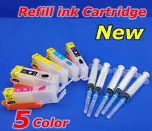 PIXMA MG6840 MG5740 TS5040 printer PGI470 CLI471 refill ink cartridge 5pcs PGI 470 CLI 471 Empty